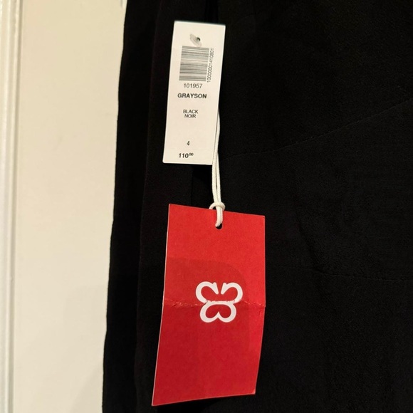 ARITZIA SUNDAY BEST BLACK GRAYSON DRESS SIZE 4 - Picture 5 of 5